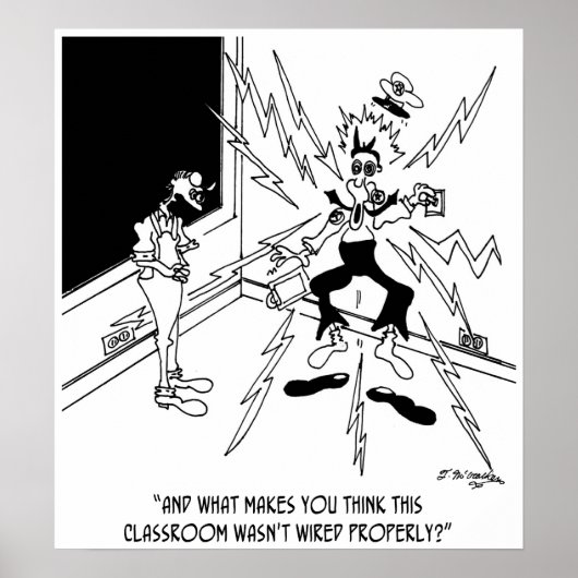 部屋は正しく配線されていない？ ポスター (正面)