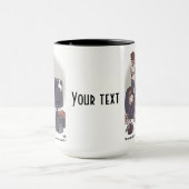 部屋を掃除するマグカップ15オンス マグカップ (中央)