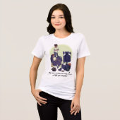 部屋を片付けて 女性用 トライブレンドTシャツ (正面全面)