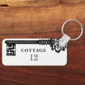 部屋番号レンタルビジネススケルトン鍵キーチェーン キーホルダー (正面)