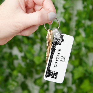 部屋番号レンタルビジネススケルトン鍵キーチェーン キーホルダー