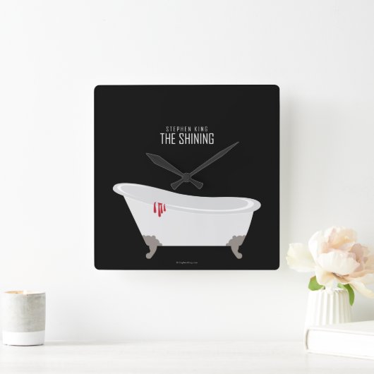 部屋217の浴槽 スクエア壁時計 (ホーム)