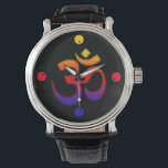 部屋 腕時計<br><div class="desc">おもしろい、トレンディー腕時計「om」記号。</div>