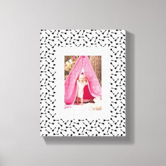 部族おもしろい キャンバスプリント (正面)