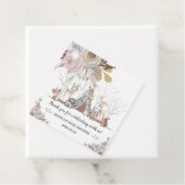 部族お洒落森林動物赤ちゃんシャワーガール フェイバータグ (インサイチュ)