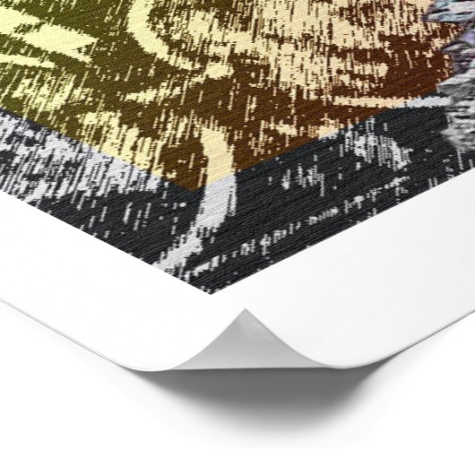 部族きらきら光る ポスター (角)