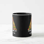 部族に感謝する マグカップ (中央)