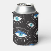 部族のアイフェザーのファッションパターン 缶クーラー (缶裏面)
