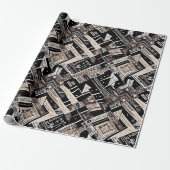 部族のアフリカモダンア自然メリカ人ギフト ラッピングペーパー (アンロールド)