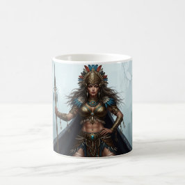 部族のアマゾンの女王マグカップ - 古の戦士ファンタジー コーヒーマグカップ