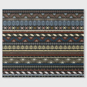 部族のシームレスなパターン ラッピングペーパー (フラット)