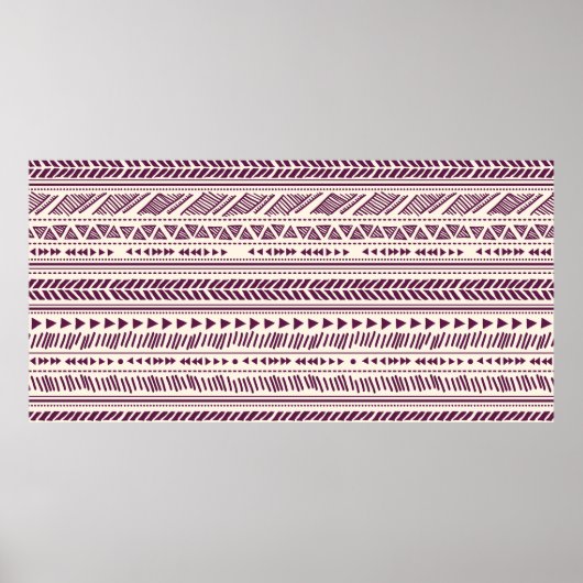 部族のシームレス ポスター (正面)