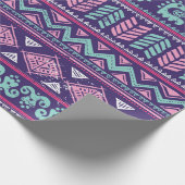 部族のシームレス ラッピングペーパー (角)