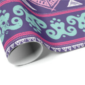 部族のシームレス ラッピングペーパー (ロールコーナー)