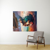 部族のスピリットアート タペストリー (インサイチュ(横))