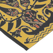 部族のタトゥー模様 ショートテーブルランナー (コーナー)