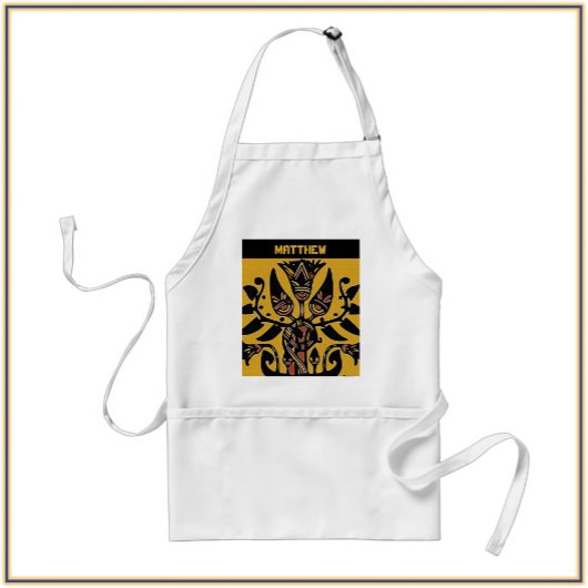 部族のタトゥー模様 スタンダードエプロン