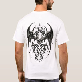 部族のドクロの紋章 Tシャツ