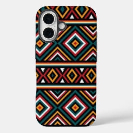 部族のバイブはっきりした – 幾何学的エネルギー iPhone 16ケース