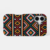 部族のバイブはっきりした – 幾何学的エネルギー iPhone 16ケース (裏面横)