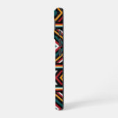 部族のバイブはっきりした – 幾何学的エネルギー iPhone 16ケース (左側面)