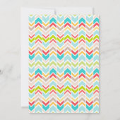 部族のベイビーシャワーの詩 感謝の手紙（中立） 招待状 (裏面)