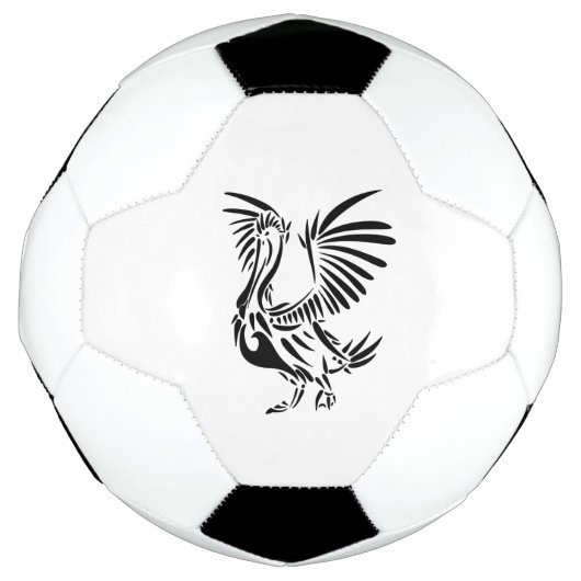 部族のペリカンアート サッカーボール (正面)