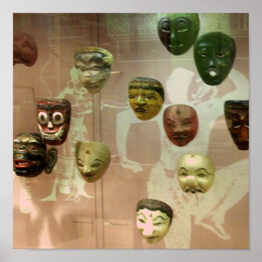 部族のマスク ポスター (正面)