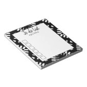 部族のモノクロリストを行うには白黒 ノートパッド (アングル)