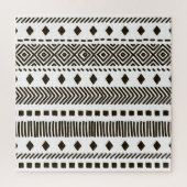 部族のリズム：民族幾何学模様 ジグソーパズル (縦)