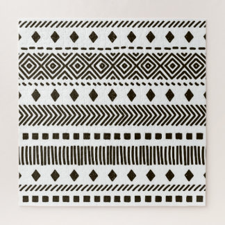 部族のリズム：民族幾何学模様 ジグソーパズル