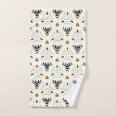 部族の中性幾何学パターン バスタオルセット (ハンドタオル)