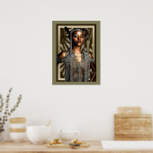 部族の儀式美しい ポスター (キッチン)