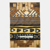 部族の優雅さ:織り象徴主義 キッチンタオル (縦)