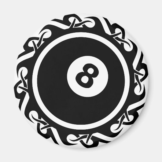 部族の八球 マグネット (正面)
