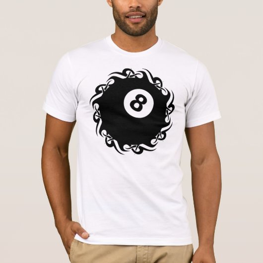 部族の八球 Tシャツ (正面)