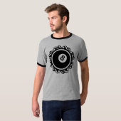 部族の八球 Tシャツ (正面フル)