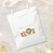 部族の動物の赤ちゃんシャワー フェイバーバッグ (クリップ留めされた状態)