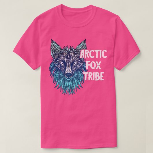 部族の北極のオーナメント動物の北極の恋人 Tシャツ (デザイン正面)