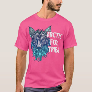 部族の北極のオーナメント動物の北極の恋人 Tシャツ