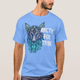 部族の北極のオーナメント動物の北極の恋人 Tシャツ