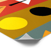 部族の壁紙、民族芸術的デザイン。 ポスター (角)