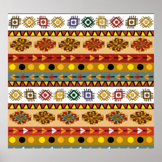 部族の壁紙、民族芸術的デザイン。 ポスター