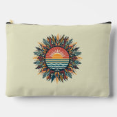 部族の夏の太陽 アクセサリーポーチ (正面)