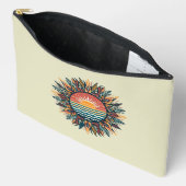 部族の夏の太陽 アクセサリーポーチ (見開き)