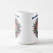 部族の夏の太陽 コーヒーマグカップ (中央)