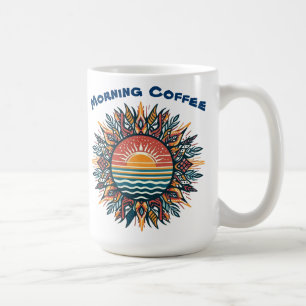 部族の夏の太陽 コーヒーマグカップ