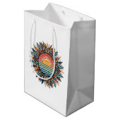 部族の夏の太陽 ミディアムペーパーバッグ (裏面アングル)