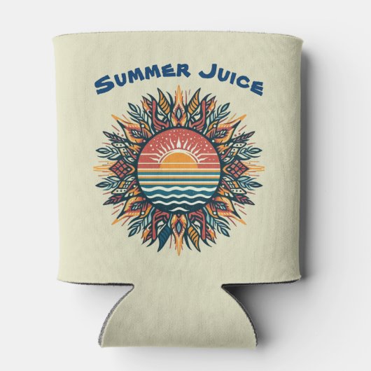 部族の夏の太陽 缶クーラー (裏面)