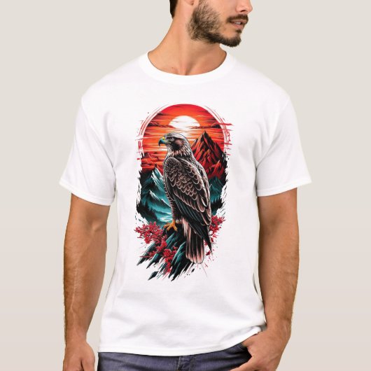 部族の太陽グラフィックTシャツ Tシャツ (正面)